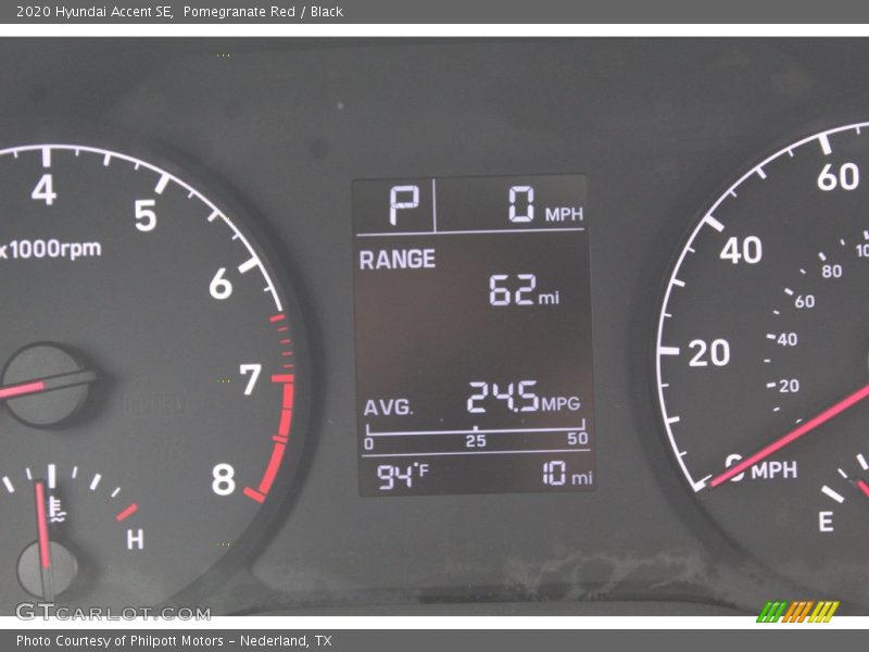 Pomegranate Red / Black 2020 Hyundai Accent SE