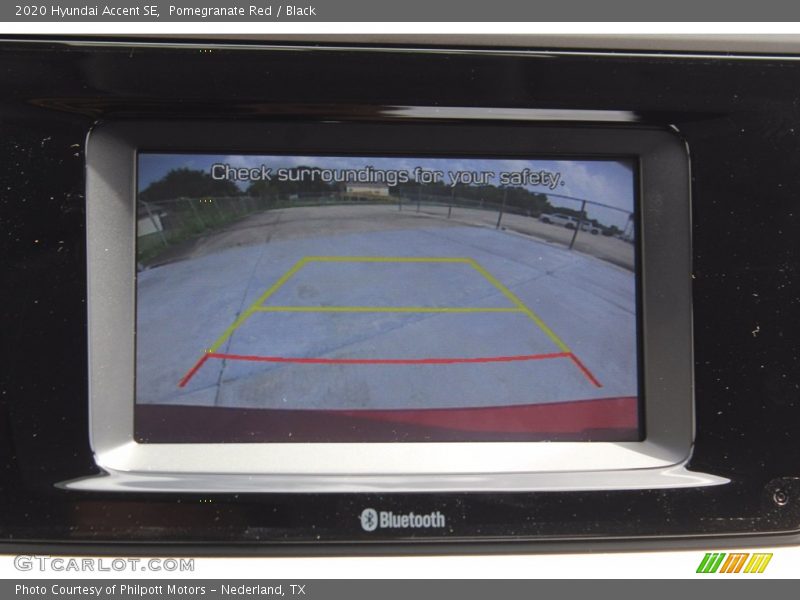 Pomegranate Red / Black 2020 Hyundai Accent SE