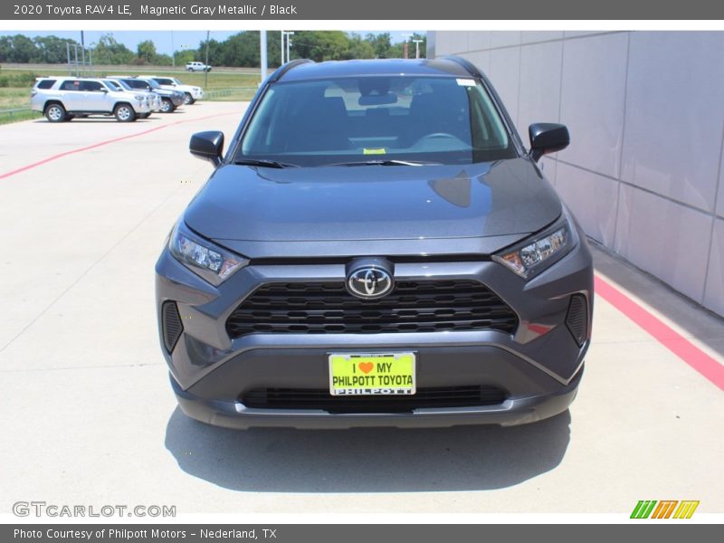 Magnetic Gray Metallic / Black 2020 Toyota RAV4 LE