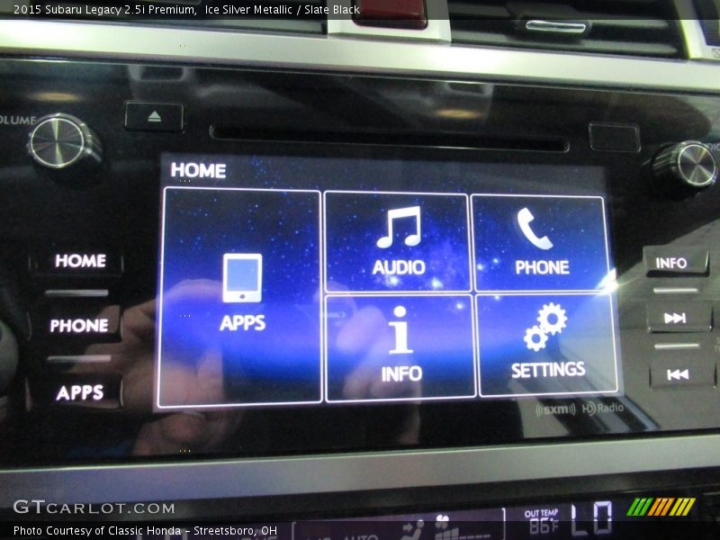 Controls of 2015 Legacy 2.5i Premium
