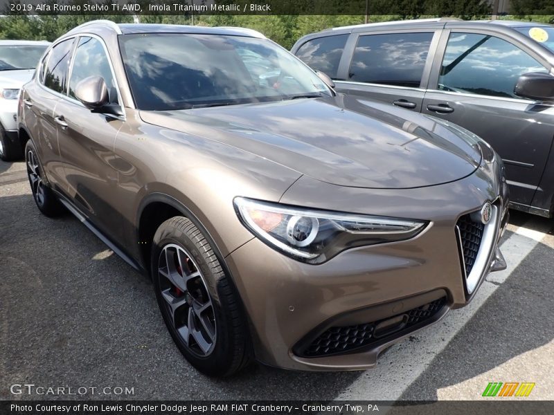 Imola Titanium Metallic / Black 2019 Alfa Romeo Stelvio Ti AWD