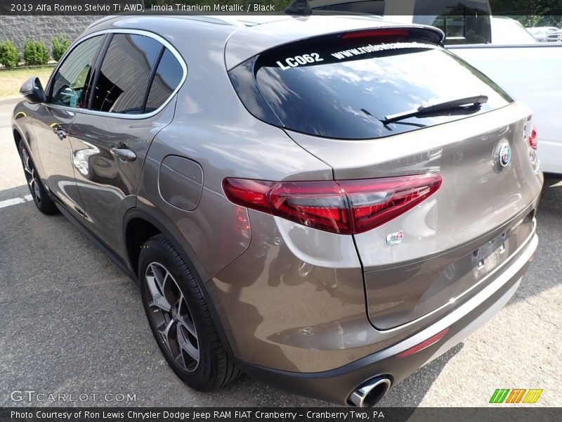 Imola Titanium Metallic / Black 2019 Alfa Romeo Stelvio Ti AWD