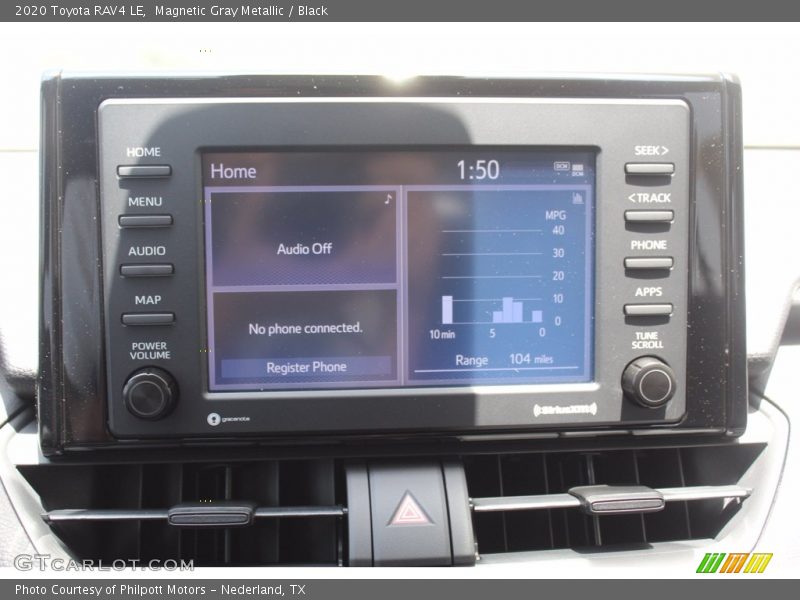 Magnetic Gray Metallic / Black 2020 Toyota RAV4 LE
