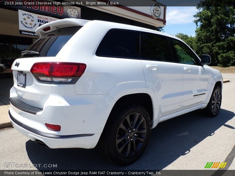 Bright White / Black 2018 Jeep Grand Cherokee High Altitude 4x4