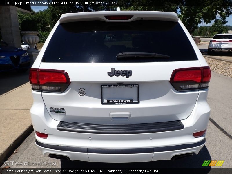 Bright White / Black 2018 Jeep Grand Cherokee High Altitude 4x4