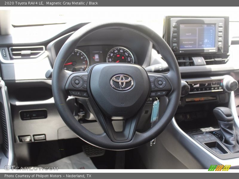 Magnetic Gray Metallic / Black 2020 Toyota RAV4 LE