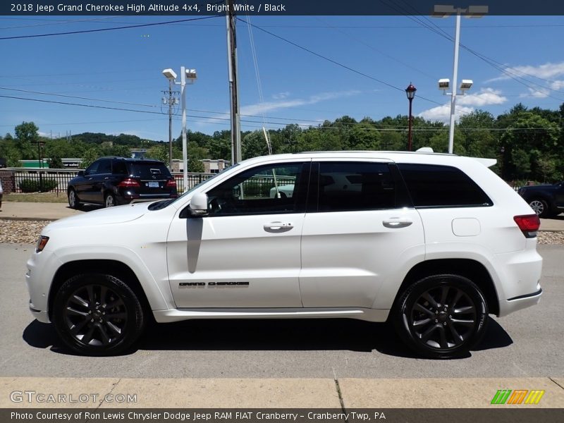 Bright White / Black 2018 Jeep Grand Cherokee High Altitude 4x4
