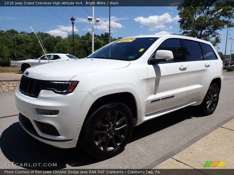 Bright White / Black 2018 Jeep Grand Cherokee High Altitude 4x4