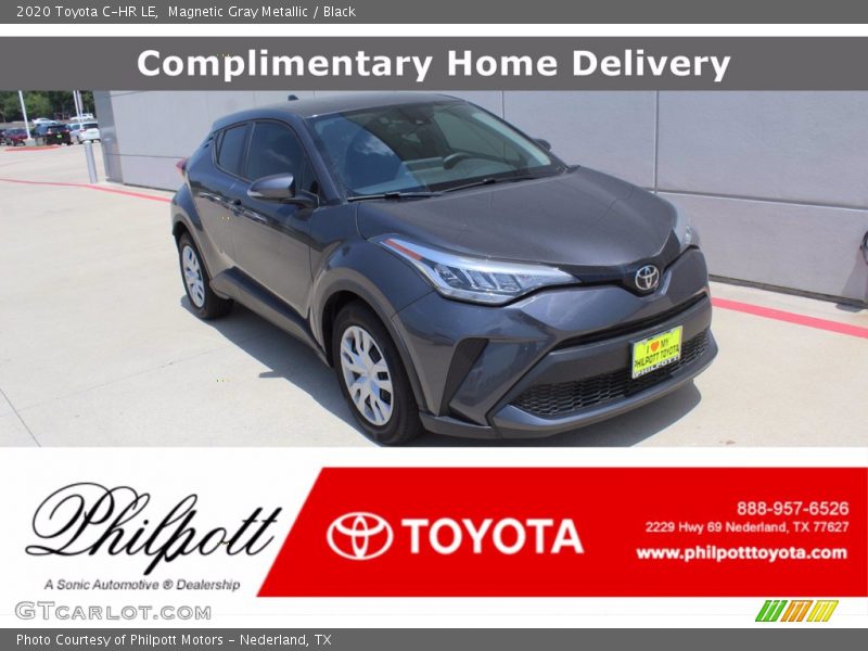 Magnetic Gray Metallic / Black 2020 Toyota C-HR LE