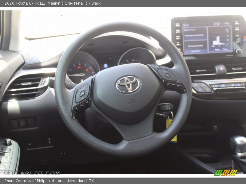 Magnetic Gray Metallic / Black 2020 Toyota C-HR LE