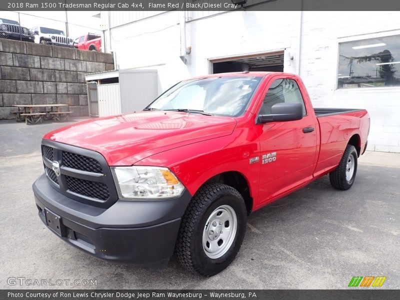 Flame Red / Black/Diesel Gray 2018 Ram 1500 Tradesman Regular Cab 4x4