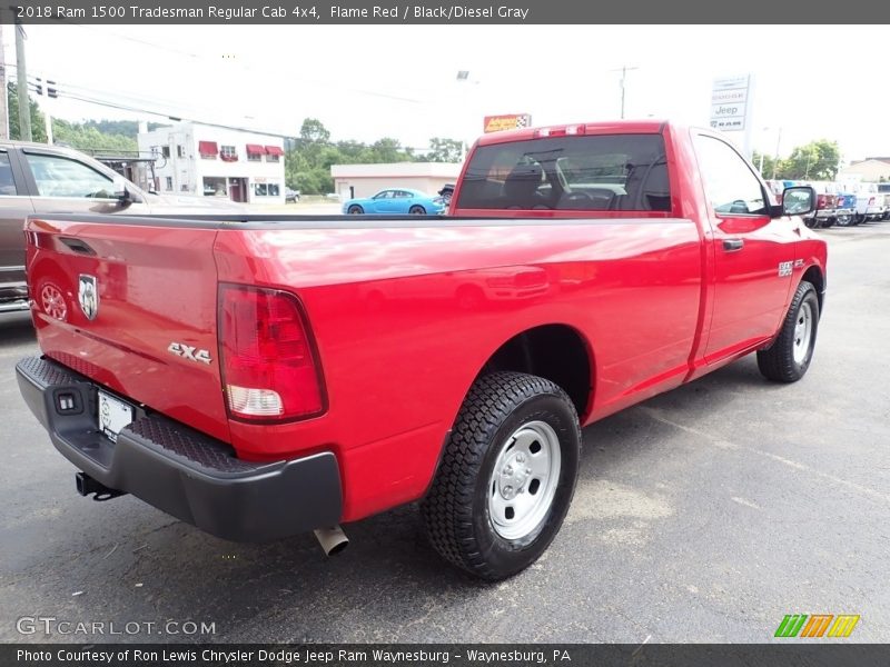 Flame Red / Black/Diesel Gray 2018 Ram 1500 Tradesman Regular Cab 4x4