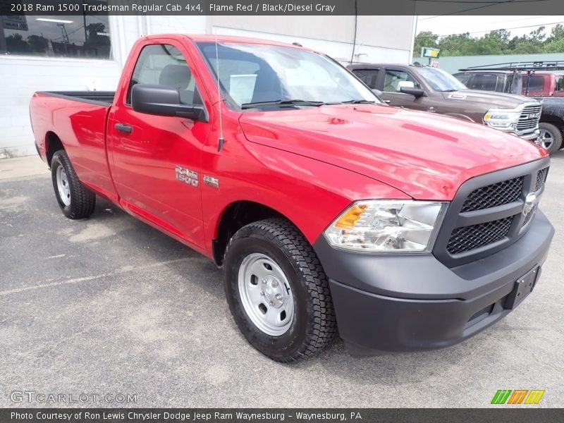 Flame Red / Black/Diesel Gray 2018 Ram 1500 Tradesman Regular Cab 4x4