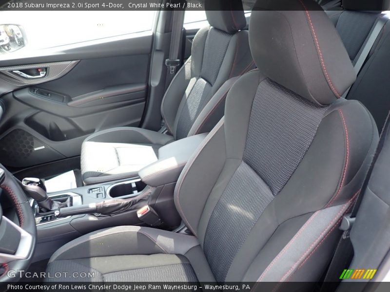 Front Seat of 2018 Impreza 2.0i Sport 4-Door