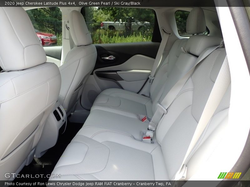 Olive Green Pearl / Ski Gray/Black 2020 Jeep Cherokee Latitude Plus 4x4