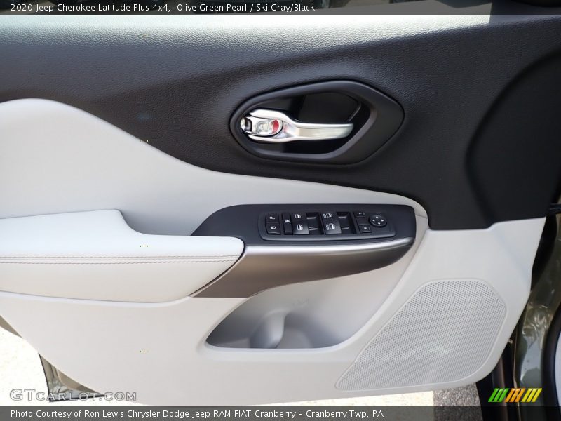Olive Green Pearl / Ski Gray/Black 2020 Jeep Cherokee Latitude Plus 4x4