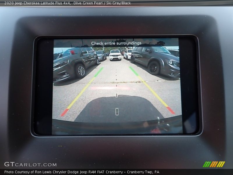 Olive Green Pearl / Ski Gray/Black 2020 Jeep Cherokee Latitude Plus 4x4