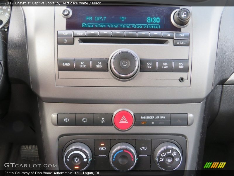 Controls of 2012 Captiva Sport LS