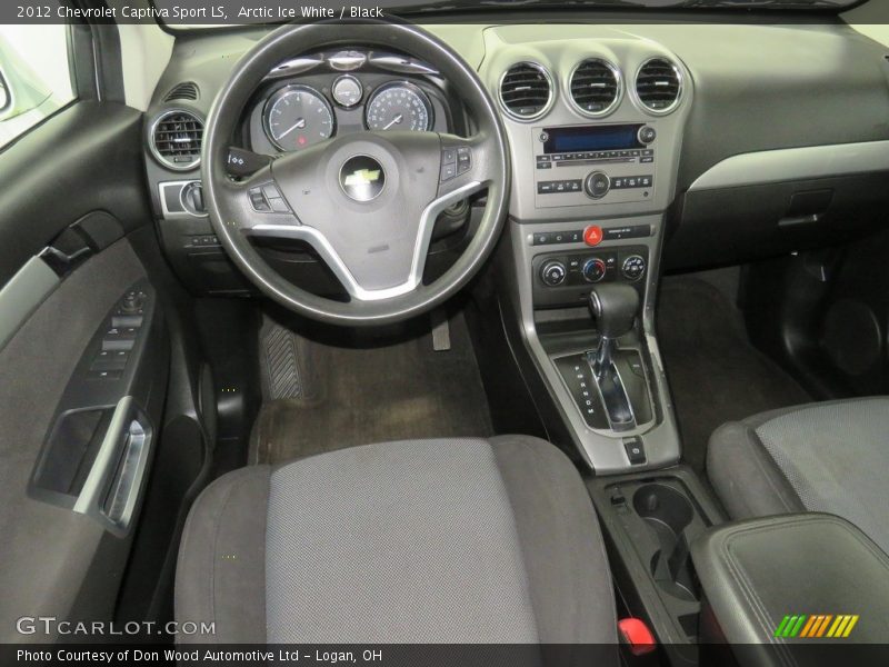 Arctic Ice White / Black 2012 Chevrolet Captiva Sport LS