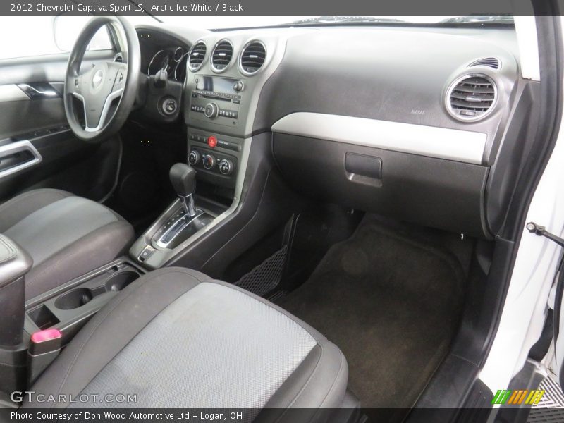 Arctic Ice White / Black 2012 Chevrolet Captiva Sport LS