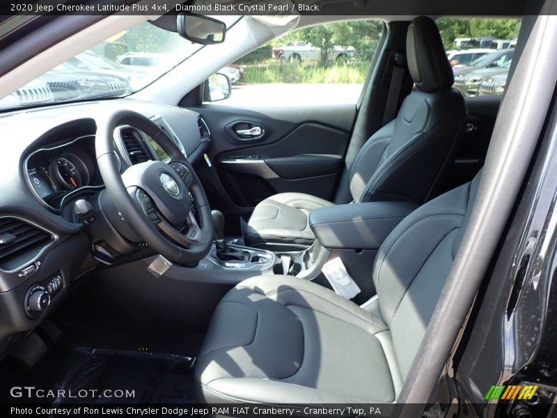 Diamond Black Crystal Pearl / Black 2020 Jeep Cherokee Latitude Plus 4x4
