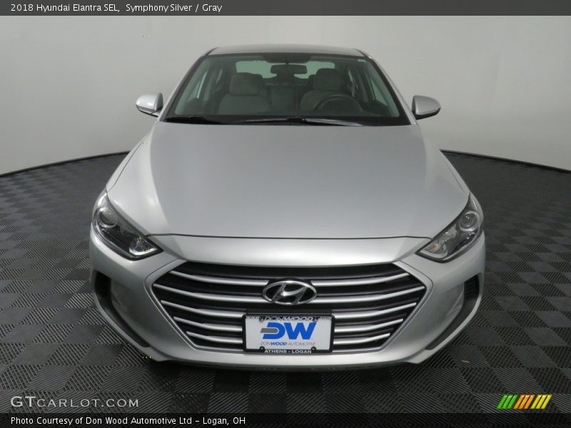 Symphony Silver / Gray 2018 Hyundai Elantra SEL