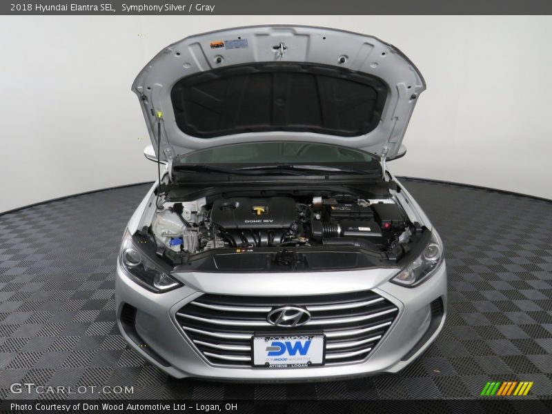 Symphony Silver / Gray 2018 Hyundai Elantra SEL