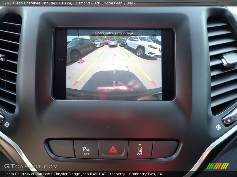 Diamond Black Crystal Pearl / Black 2020 Jeep Cherokee Latitude Plus 4x4