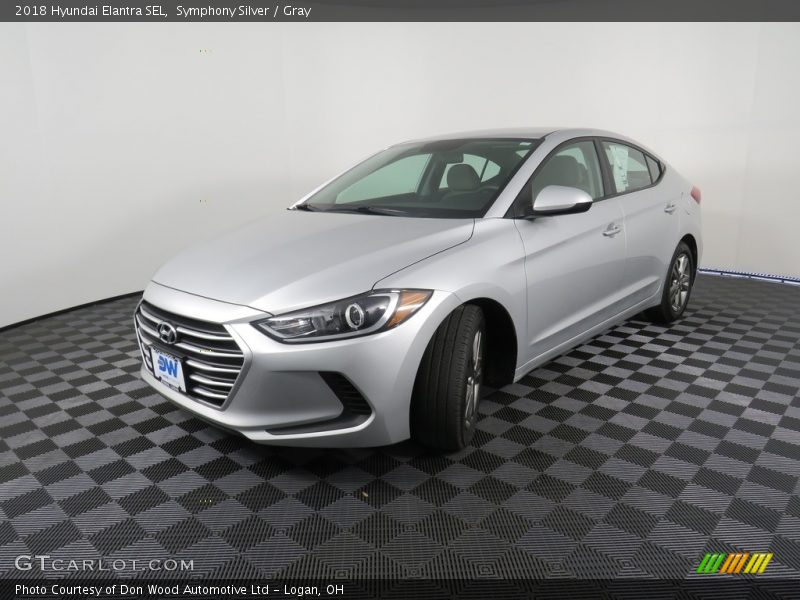 Symphony Silver / Gray 2018 Hyundai Elantra SEL