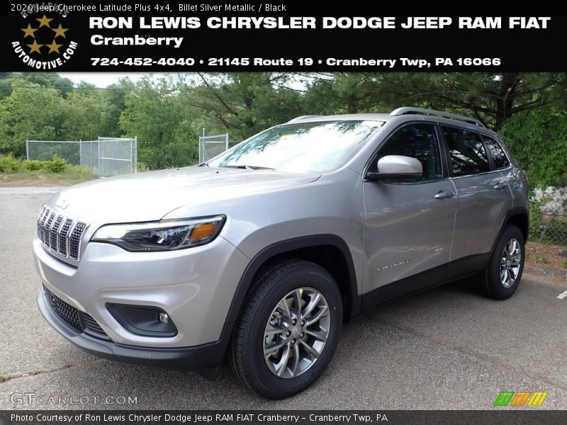 Billet Silver Metallic / Black 2020 Jeep Cherokee Latitude Plus 4x4