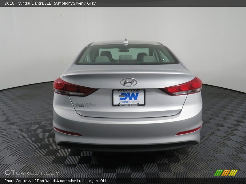 Symphony Silver / Gray 2018 Hyundai Elantra SEL