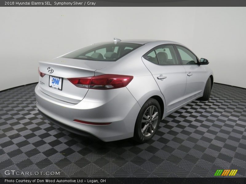 Symphony Silver / Gray 2018 Hyundai Elantra SEL