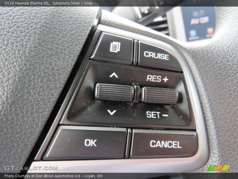 Symphony Silver / Gray 2018 Hyundai Elantra SEL