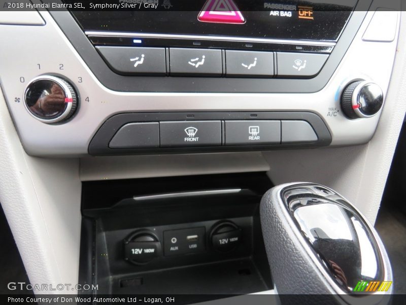 Symphony Silver / Gray 2018 Hyundai Elantra SEL
