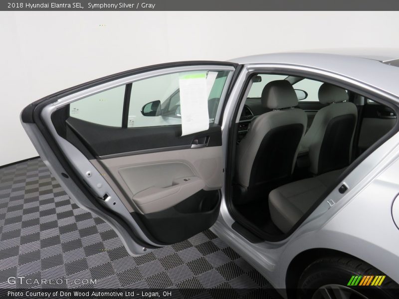 Symphony Silver / Gray 2018 Hyundai Elantra SEL