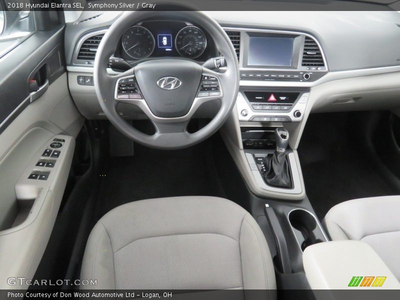 Symphony Silver / Gray 2018 Hyundai Elantra SEL