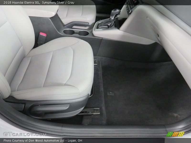 Symphony Silver / Gray 2018 Hyundai Elantra SEL