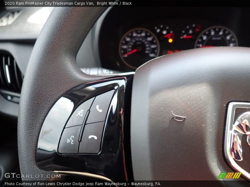 Bright White / Black 2020 Ram ProMaster City Tradesman Cargo Van
