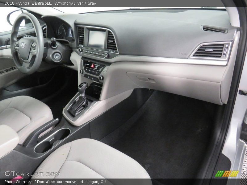 Symphony Silver / Gray 2018 Hyundai Elantra SEL
