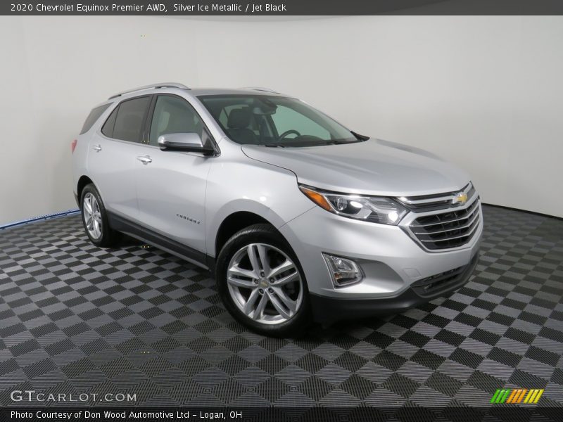 Silver Ice Metallic / Jet Black 2020 Chevrolet Equinox Premier AWD