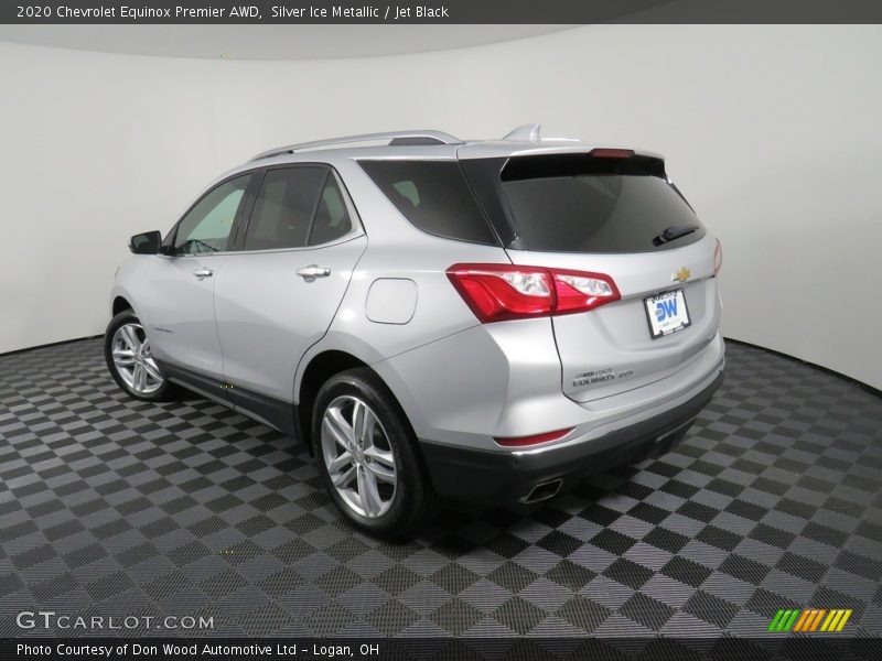 Silver Ice Metallic / Jet Black 2020 Chevrolet Equinox Premier AWD