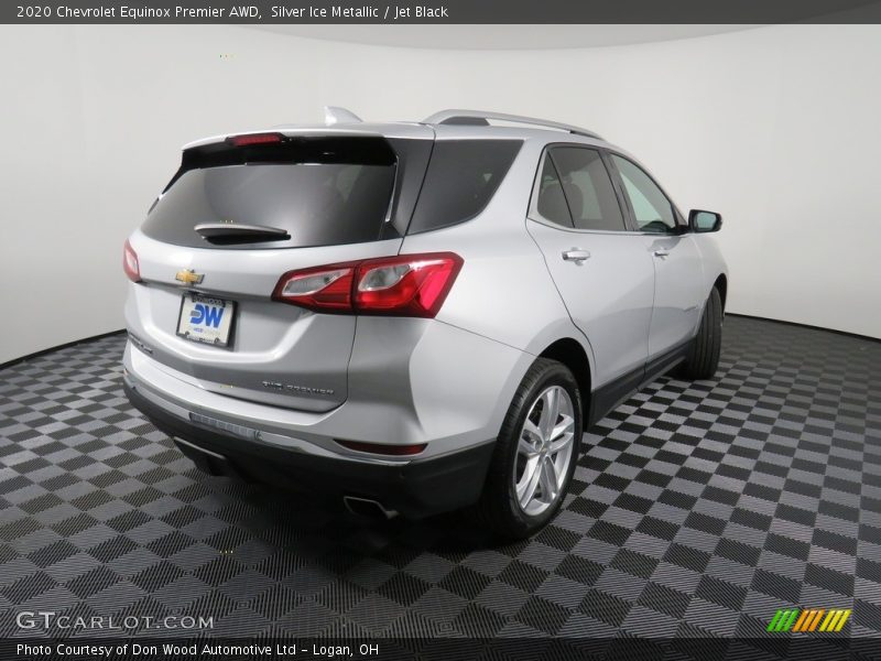 Silver Ice Metallic / Jet Black 2020 Chevrolet Equinox Premier AWD