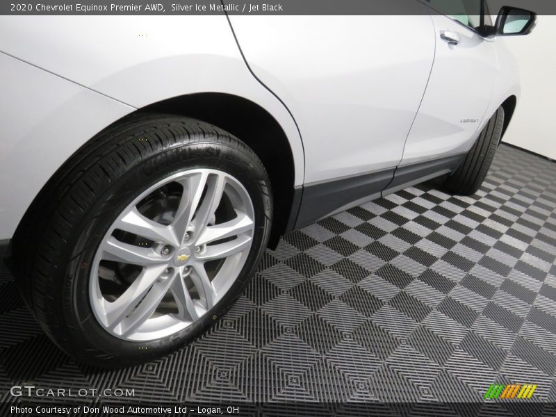 Silver Ice Metallic / Jet Black 2020 Chevrolet Equinox Premier AWD