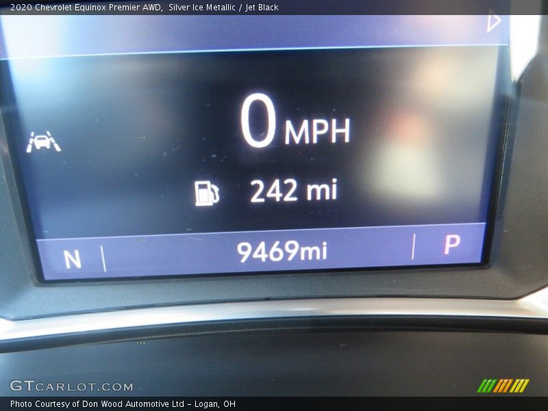 Silver Ice Metallic / Jet Black 2020 Chevrolet Equinox Premier AWD