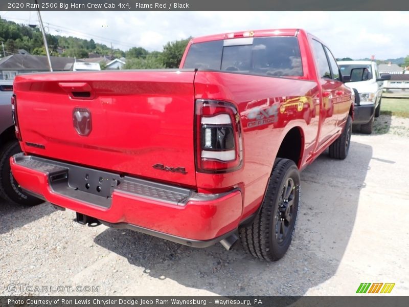 Flame Red / Black 2020 Ram 2500 Big Horn Crew Cab 4x4