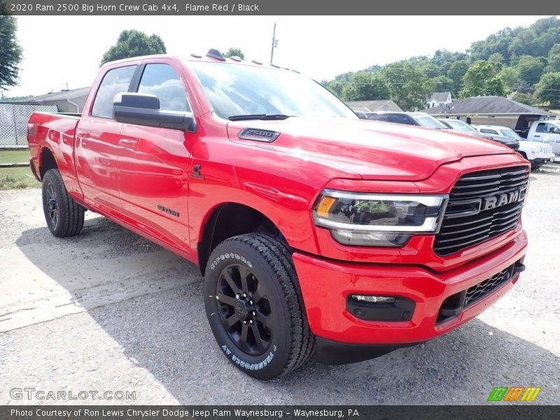 Flame Red / Black 2020 Ram 2500 Big Horn Crew Cab 4x4