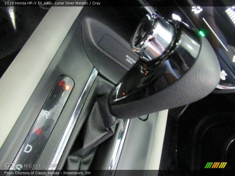 Lunar Silver Metallic / Gray 2018 Honda HR-V EX AWD