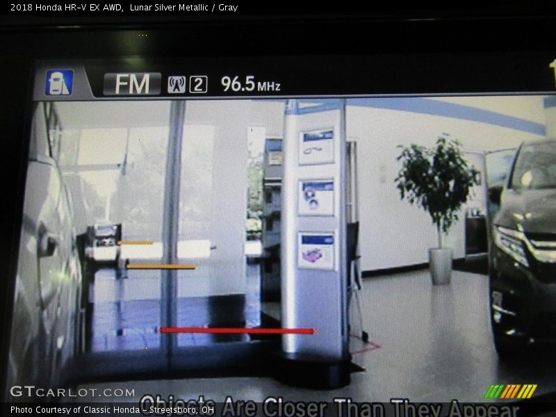 Lunar Silver Metallic / Gray 2018 Honda HR-V EX AWD