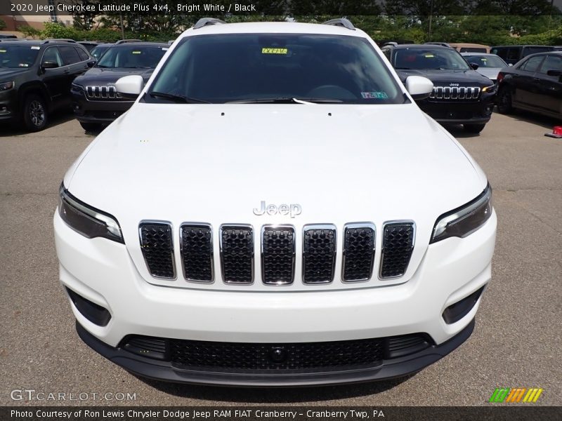 Bright White / Black 2020 Jeep Cherokee Latitude Plus 4x4