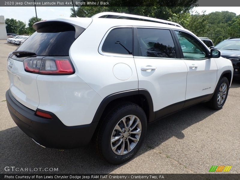 Bright White / Black 2020 Jeep Cherokee Latitude Plus 4x4